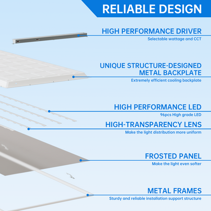 Vito 2x4 LED Flat Panel Light