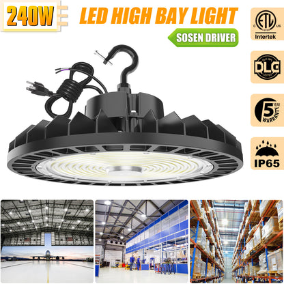 240W UFO LED High Bay Light 2 Pack