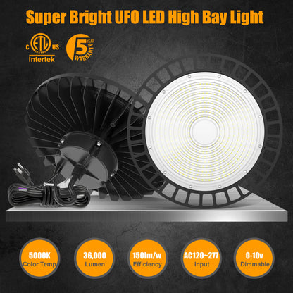 240W UFO LED High Bay Light 2 Pack