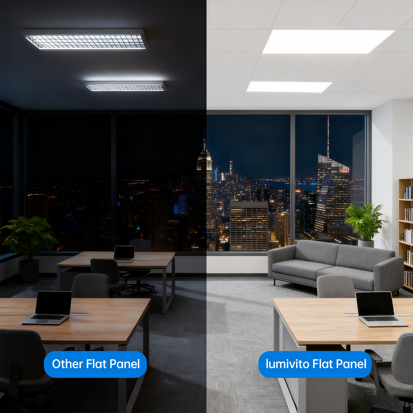 Vito 2x4 LED Flat Panel Light