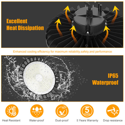240W UFO LED High Bay Light 2 Pack